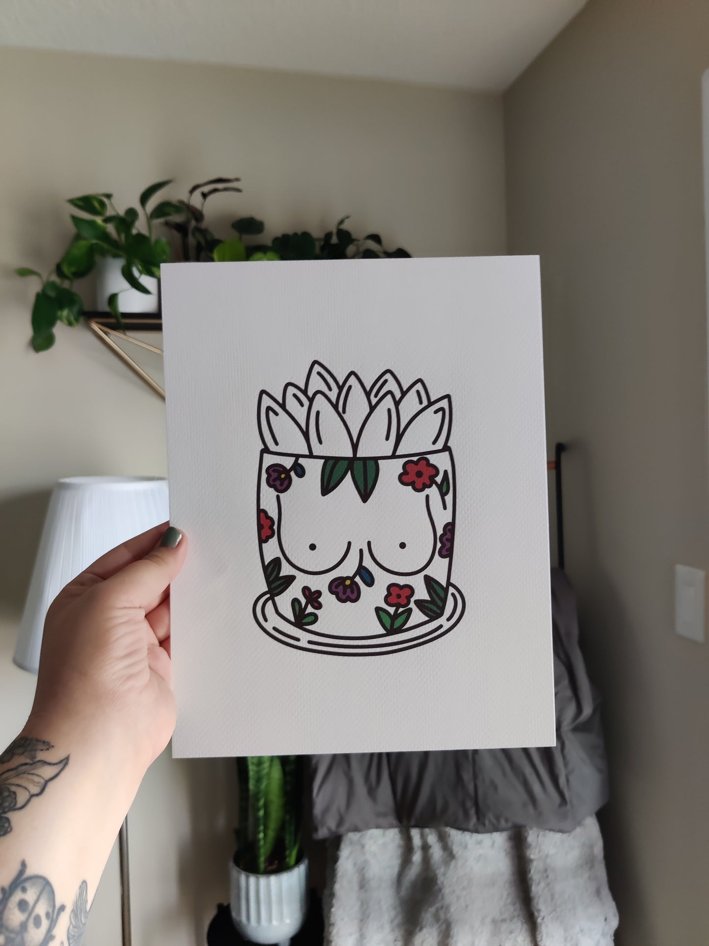 Boob Pot Print