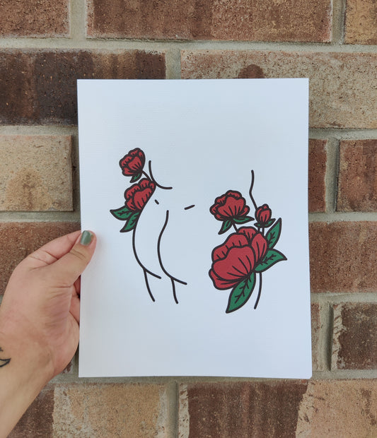 Floral Cutie Booty Print