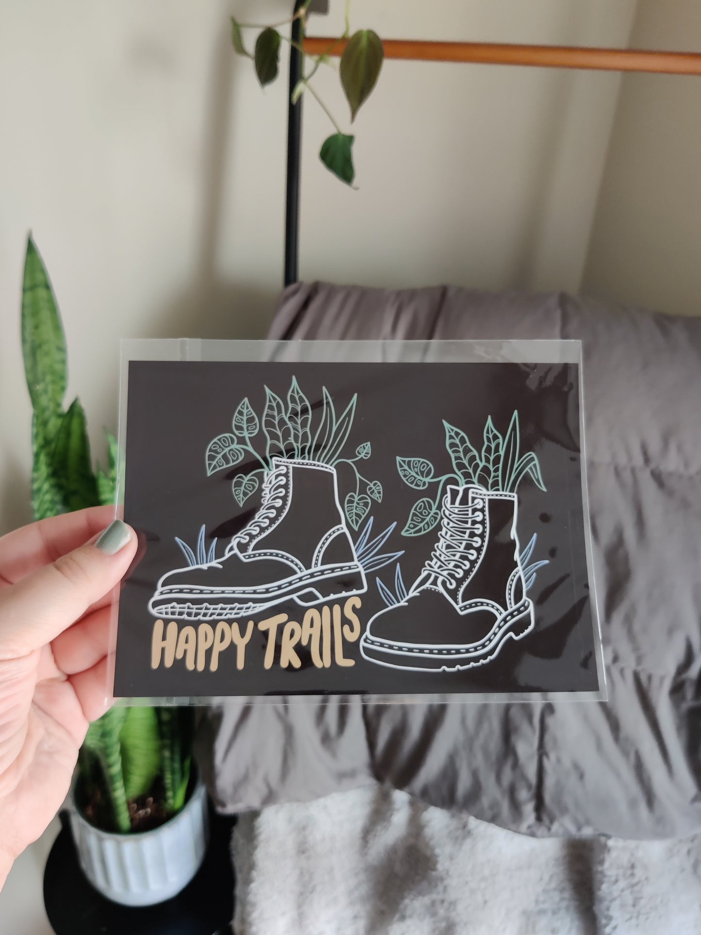 Happy Trails Print (5x7)