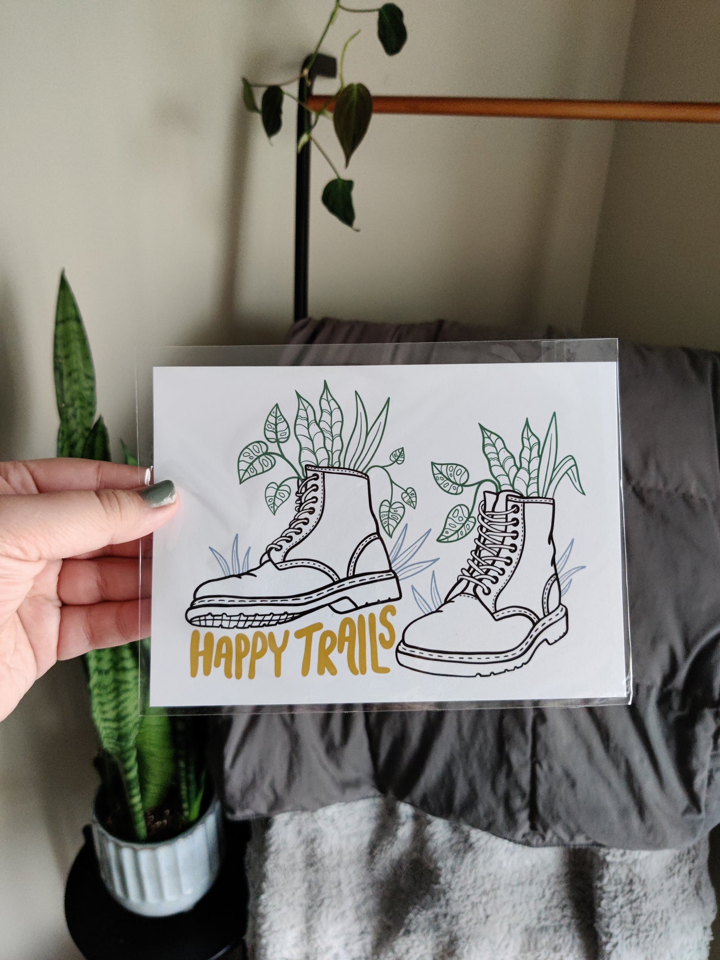 Happy Trails Print (5x7)