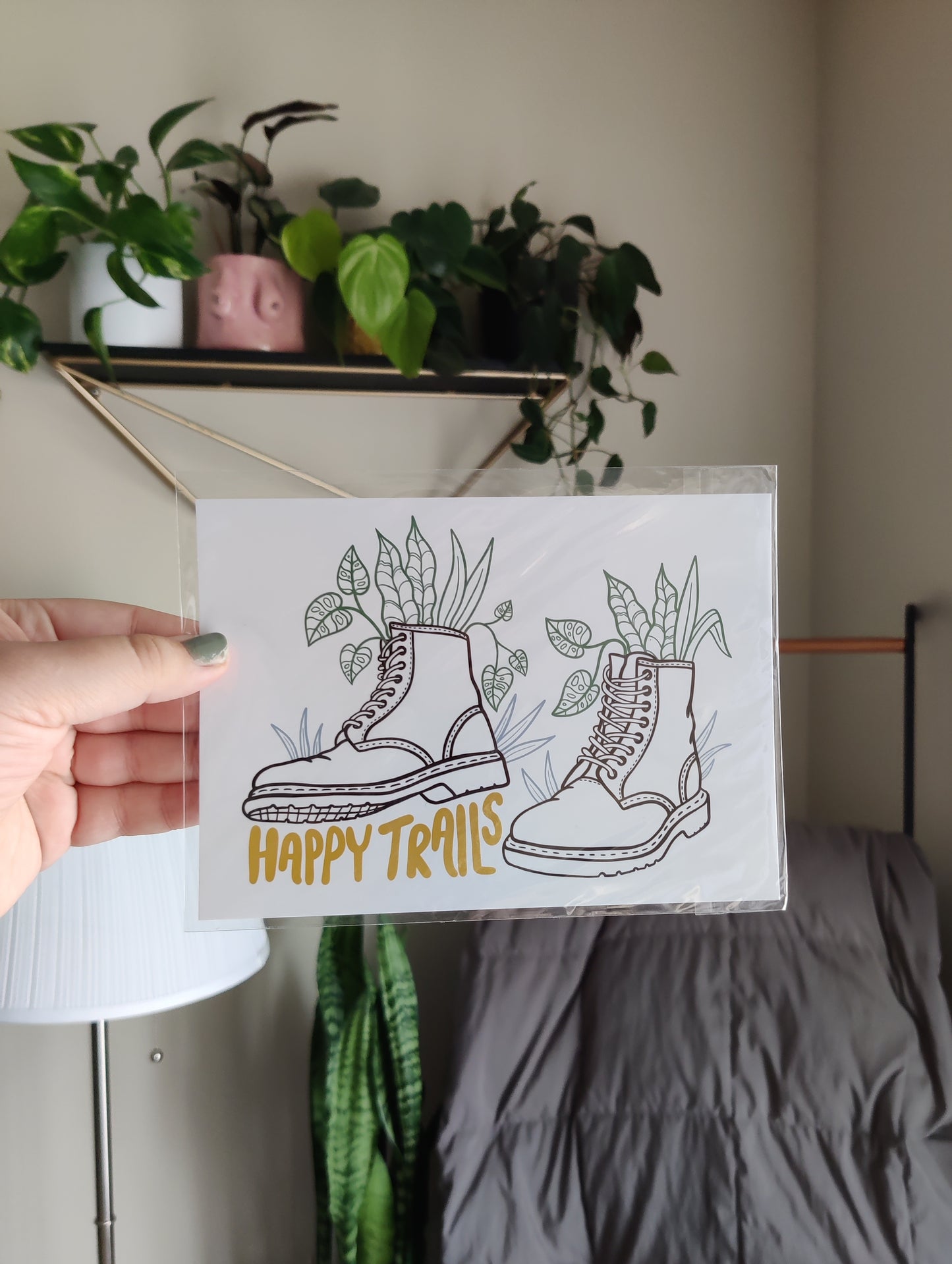 Happy Trails Print (5x7)