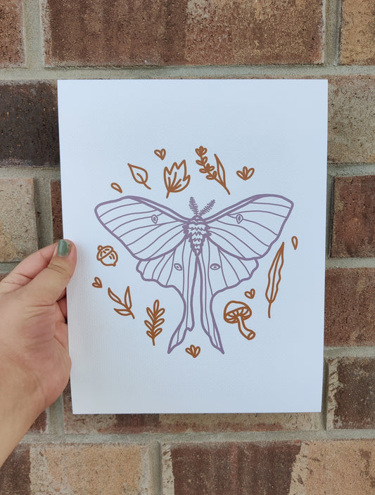 Luna Moth Print