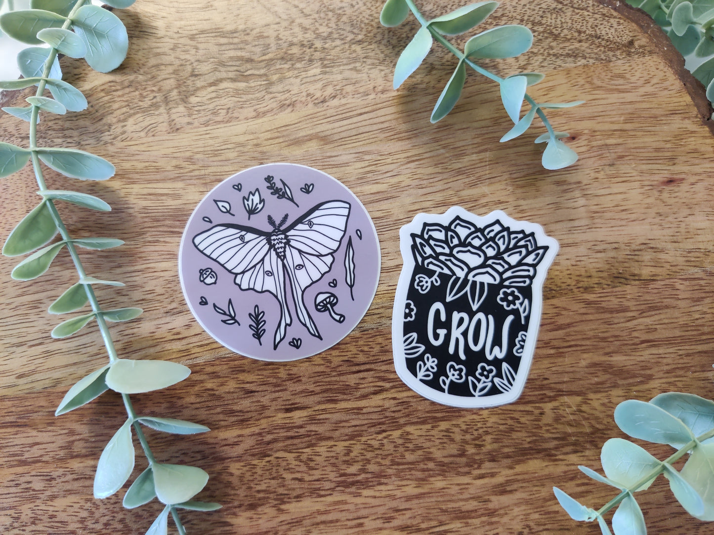Luna Moth Sticker