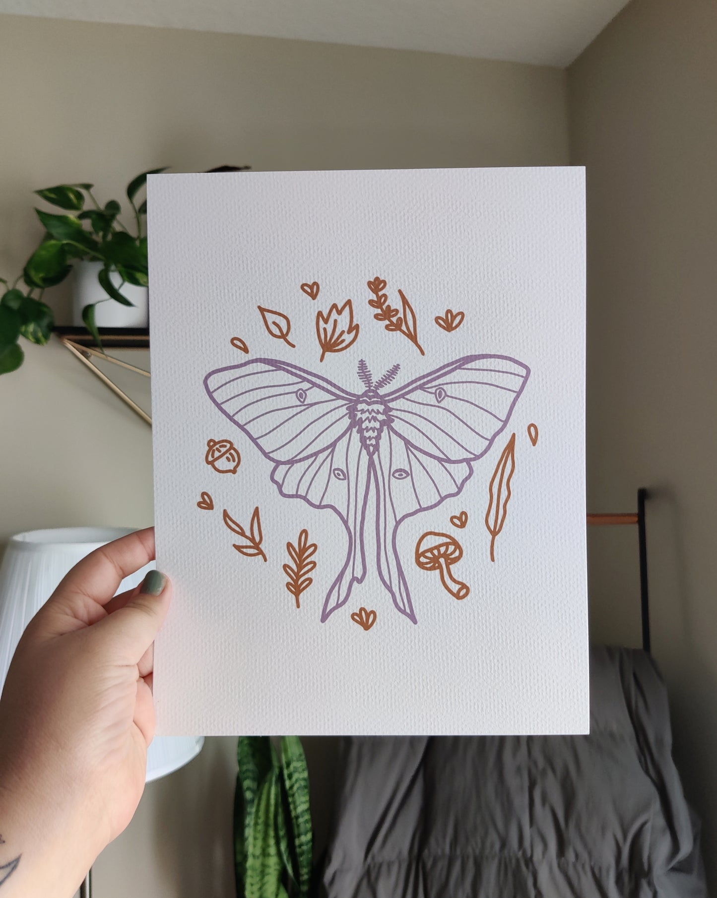 Luna Moth Print