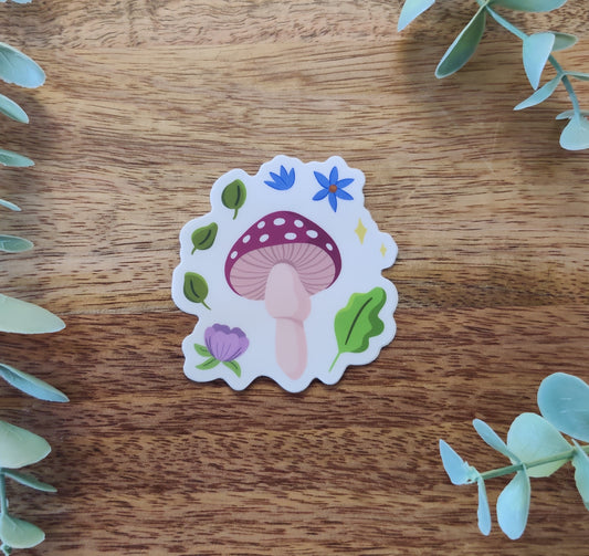 Mushroom Magic Sticker