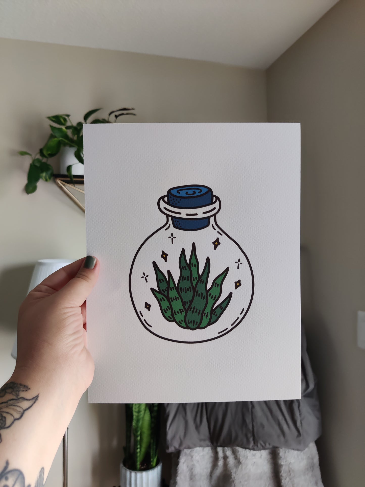 Plant Magic in a Bottle Print