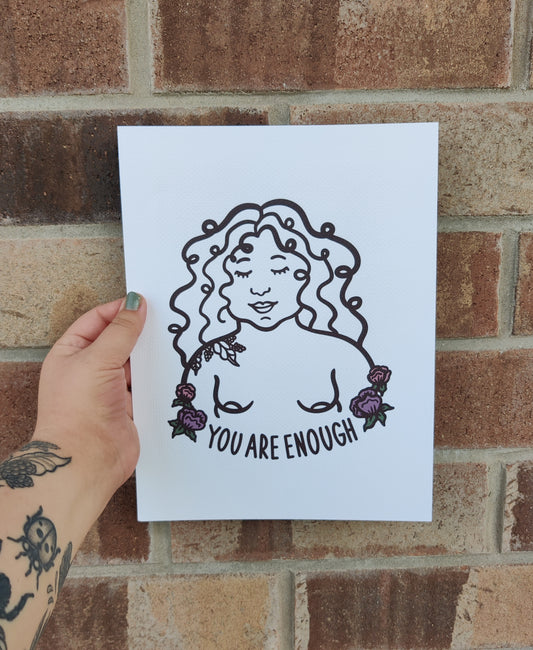 You Are Enough Print