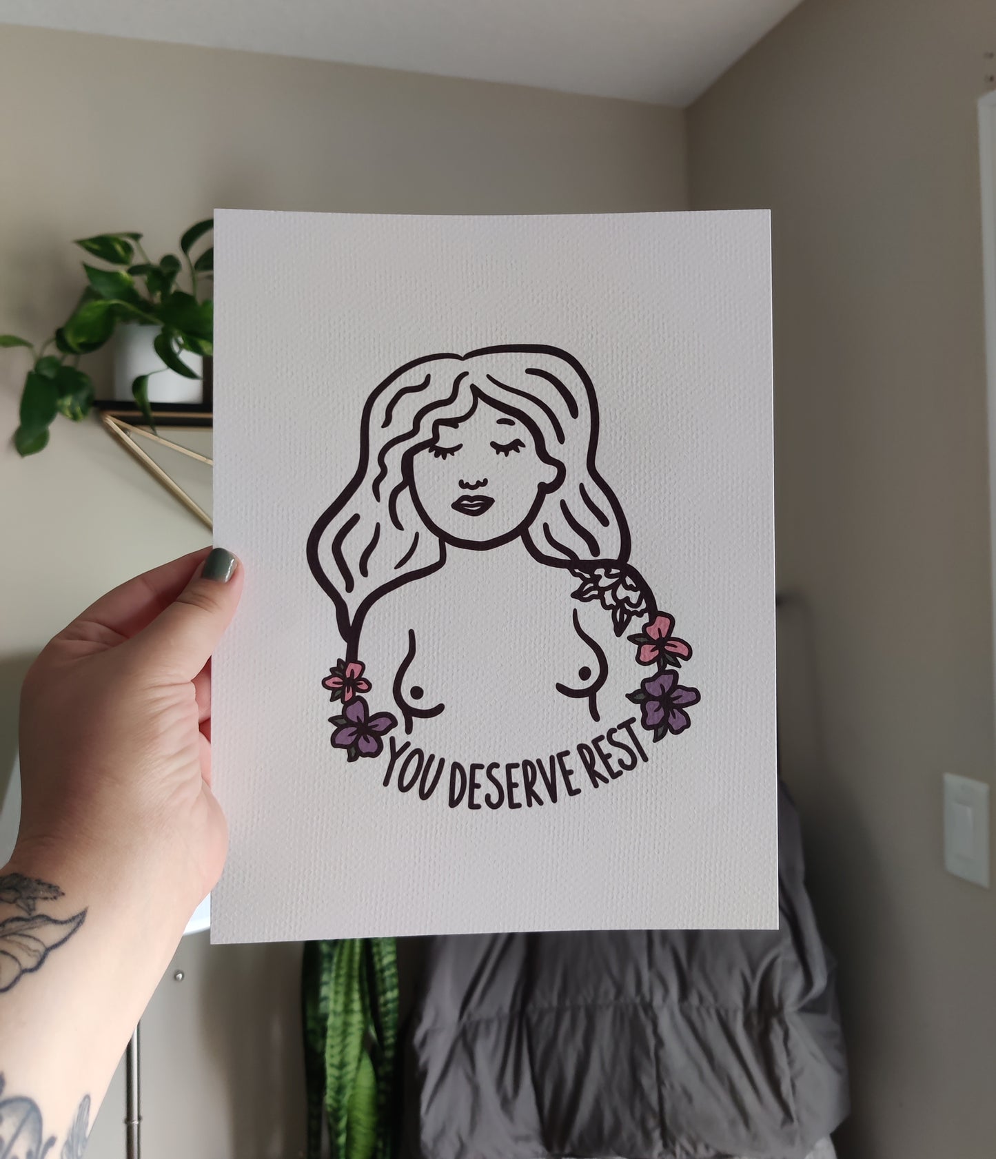 You Deserve Rest Print
