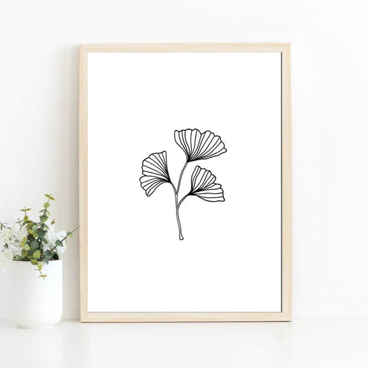 Gingko Leaf Print