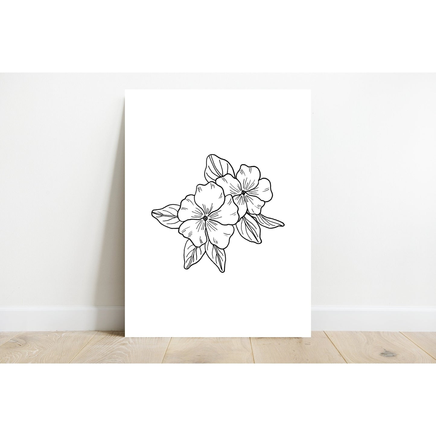 Periwinkle and Ginkgo Print Set (2)