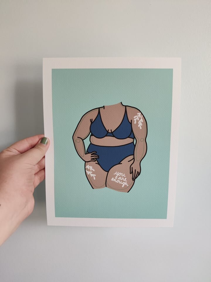 You Are Enough Print