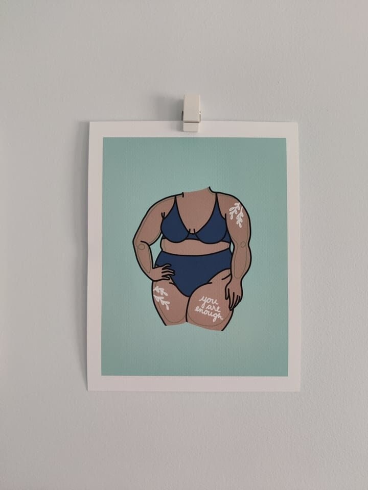 You Are Enough Print