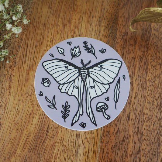 Luna Moth Sticker