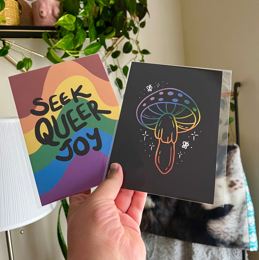 Seek Queer Joy Print (5x7)