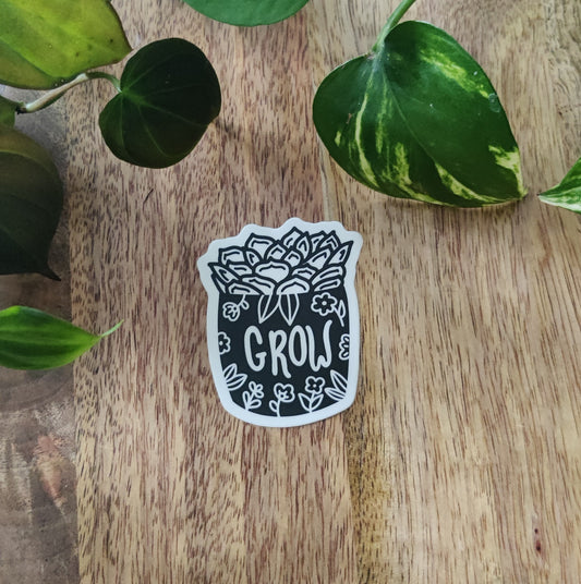Grow Sticker