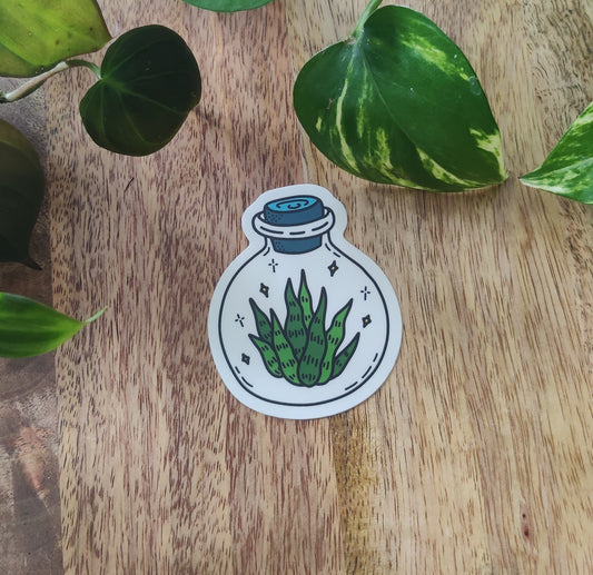 Plant Magic Potion Bottle Sticker
