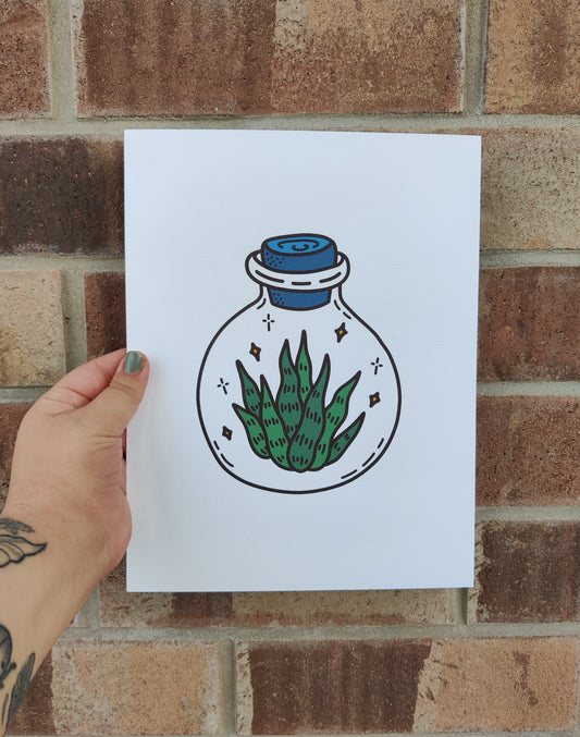 Plant Magic in a Bottle Print