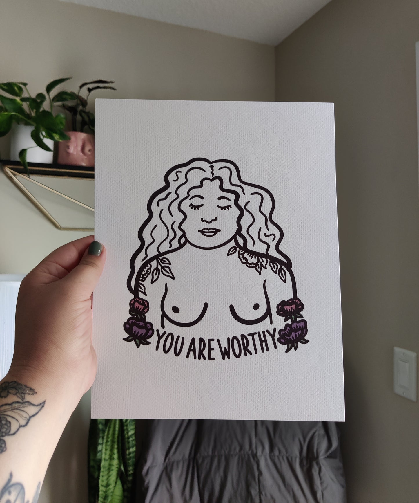 You Are Worthy Print
