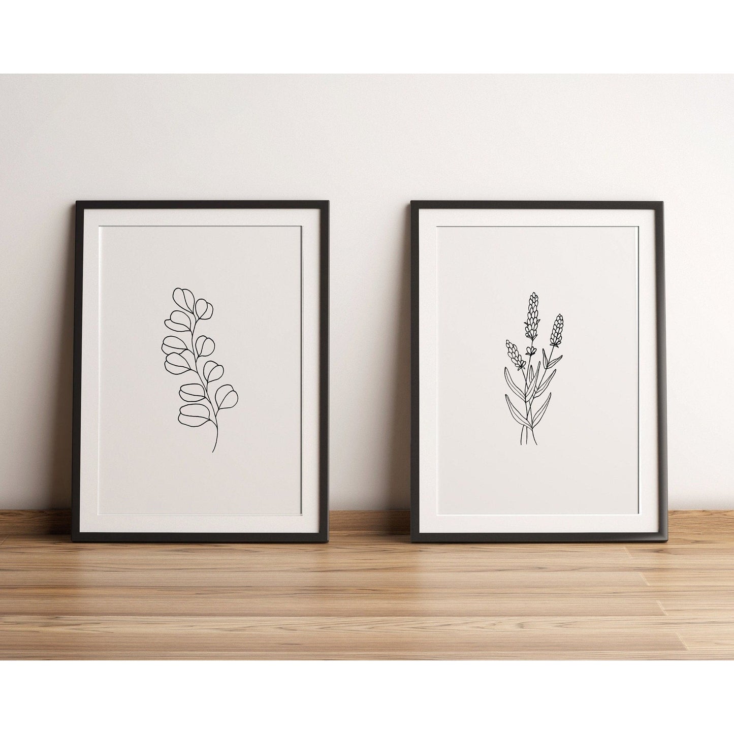 Lavender and Eucalyptus Print Set (2)